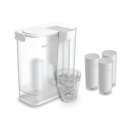 Philips Кана с електрически двигател + 3 филтърни патрона AWP2980WH3/10