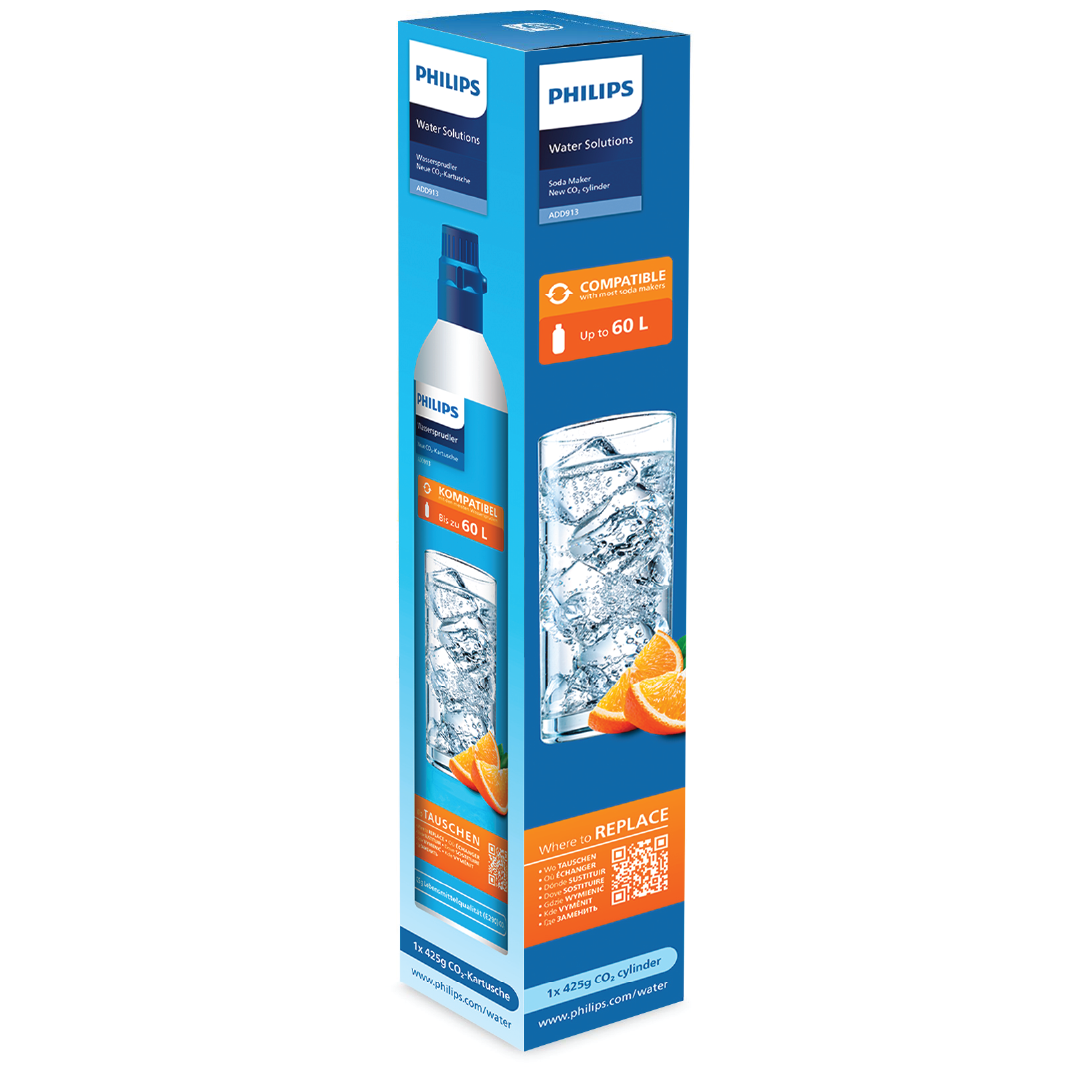 Philips Цилиндър за газиране на вода за сода машина ADD913/10